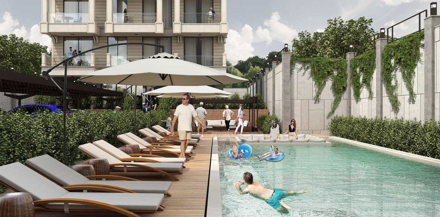 1+1 Leilighet i Alanya, Antalya, Tyrkia Nr. 190565