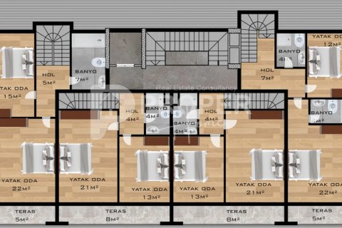 Wohnung in Avsallar, Antalya, Türkei Nr. 84779 - 9