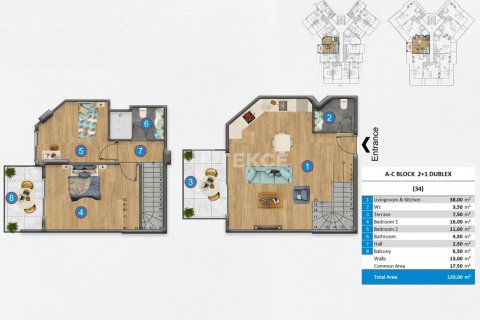 1+1 Wohnung in Alanya, Antalya, Türkei Nr. 150399 - 13
