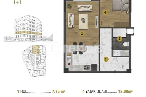 2+1 Takvåning  i Antalya, Turkiet Nr. 150397 - 20