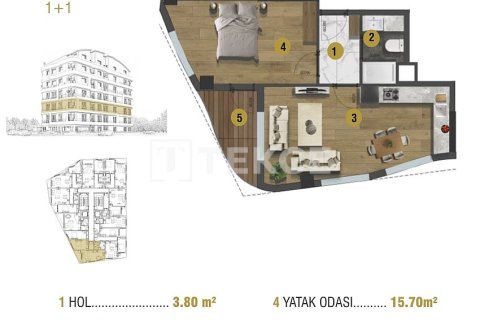 2+1 Takvåning  i Antalya, Turkiet Nr. 150397 - 25