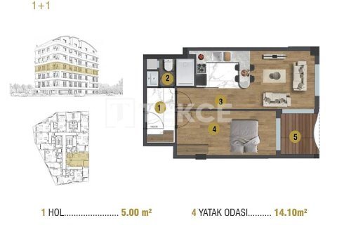 2+1 Takvåning  i Antalya, Turkiet Nr. 150397 - 28