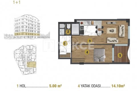 2+1 Takvåning  i Antalya, Turkiet Nr. 150397 - 10