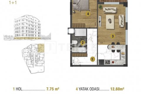 2+1 Takvåning  i Antalya, Turkiet Nr. 150397 - 8