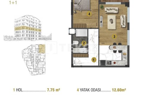 2+1 Takvåning  i Antalya, Turkiet Nr. 150397 - 27