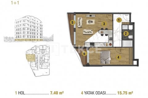 2+1 Takvåning  i Antalya, Turkiet Nr. 150397 - 5