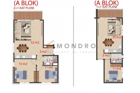 Daire  1+1  Alsancak, Girne,  №191142 - 17