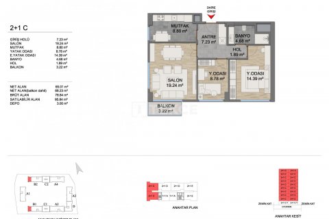 2+1 Wohnung in Istanbul, Türkei Nr. 113573 - 16