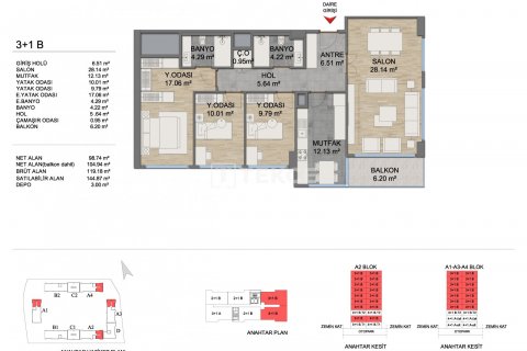 2+1 Wohnung in Istanbul, Türkei Nr. 113573 - 20