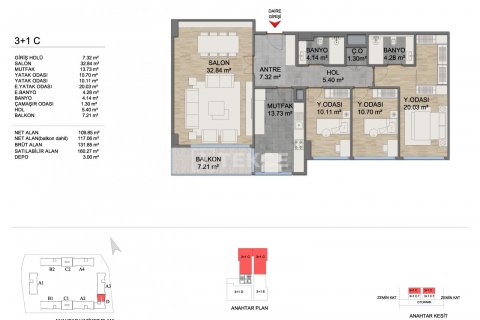 2+1 Wohnung in Istanbul, Türkei Nr. 113573 - 21