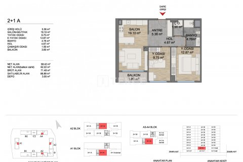 2+1 Wohnung in Istanbul, Türkei Nr. 113573 - 14