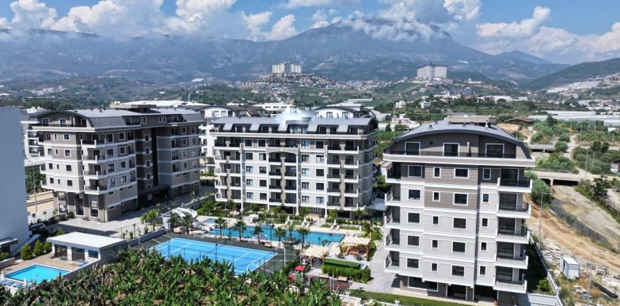 1+1 Lägenhet i Kargicak, Alanya, Antalya, Turkiet Nr. 117979