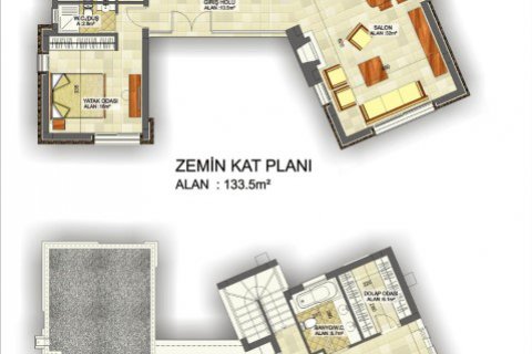 Продажа виллы в Северном Кипре 4 комн., 180м2, №122920 – фото 12
