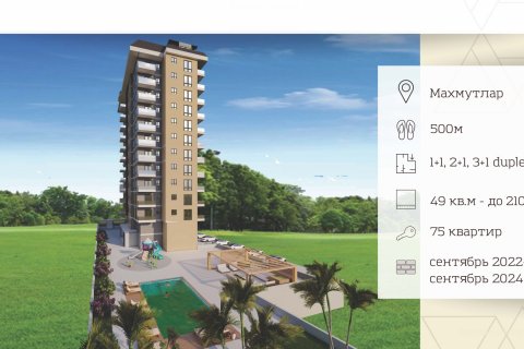 4+1 Lejlighed i Mahmutlar, Antalya, Tyrkiet Nr. 115631 - 6
