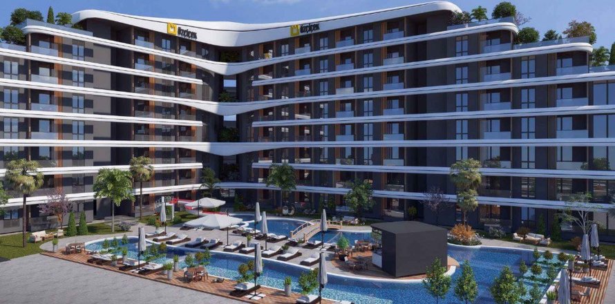 1+1 Lägenhet  i Altintash, Antalya, Turkiet Nr. 206840