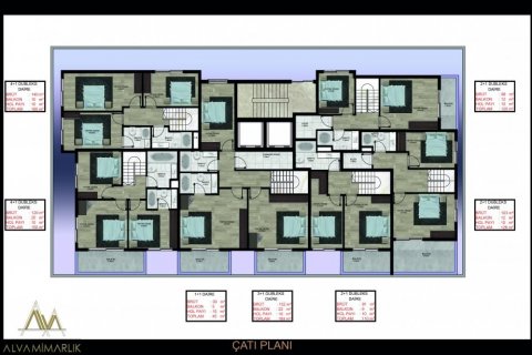 4+1 Lägenhet  i Mahmutlar, Antalya, Turkiet Nr. 115402 - 4