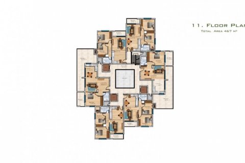 2+1 Leilighet i Nr. 115323 - 11