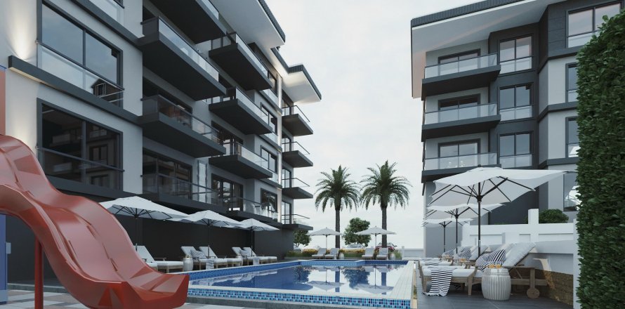 1+1 Wohnung in CML Silver Project, Payallar, Alanya, Antalya, Türkei Nr. 150215