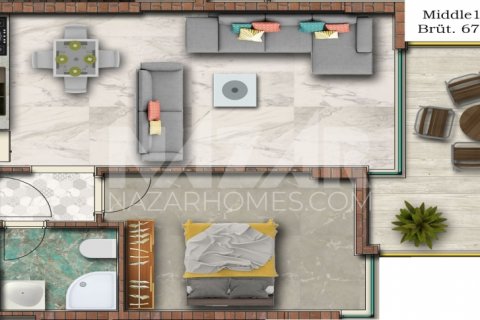 Daire 2+1 Mahmutlar, Antalya, Türkiye №116735 - 30