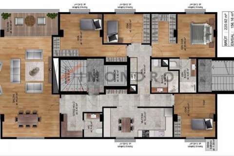 4+1 Lägenhet i Kadikoy, Istanbul, istanbul, Turkiet Nr. 188710 - 7