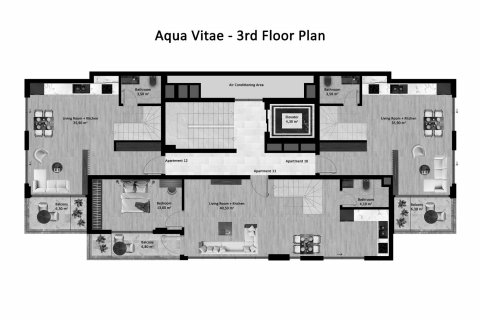 Daire Aqua Vitae 2+1, Kestel, Antalya, Türkiye №189832 - 2