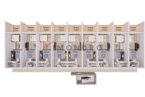 Apartment for sale in Tatlisu, Famagusta, Northern Cyprus, 2 bedrooms, 68m2, No. 152378 – photo 4