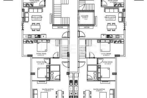 3+1 Lägenhet i Alanya, Antalya, Turkiet Nr. 82407 - 5