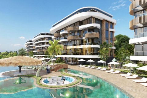 1+1 Lägenhet  i Alanya, Antalya, Turkiet Nr. 112322