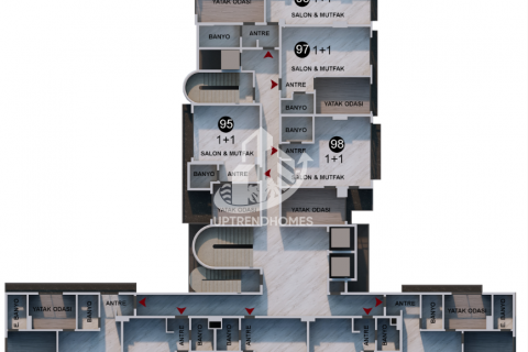 1+1 Leilighet i Antalya, Tyrkia Nr. 145302 - 22