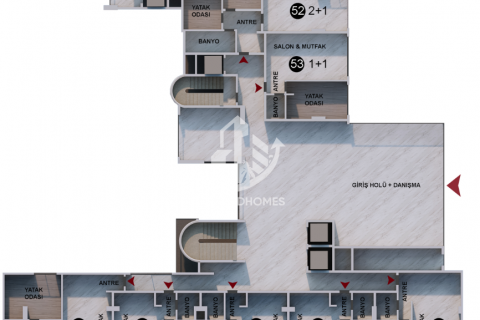 1+1 Leilighet i Antalya, Tyrkia Nr. 145302 - 17