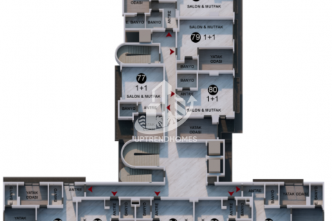 1+1 Leilighet i Antalya, Tyrkia Nr. 145302 - 20