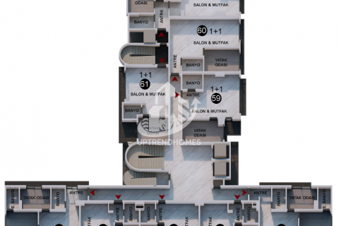 1+1 Leilighet i Antalya, Tyrkia Nr. 145302 - 18