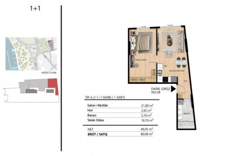 Apartment for sale in Beyoglu, Istanbul, Turkey, studio, 39m2, No. 113353 – photo 23