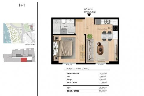 Apartment for sale in Beyoglu, Istanbul, Turkey, studio, 39m2, No. 113353 – photo 25