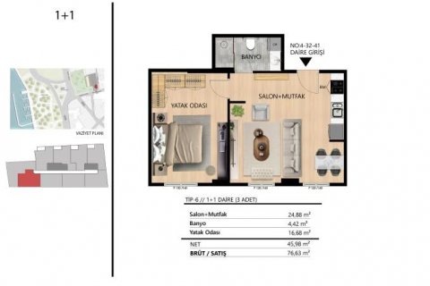 Apartment for sale in Beyoglu, Istanbul, Turkey, studio, 39m2, No. 113353 – photo 19