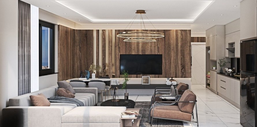 2+1 Lejlighed i Mia Casa Lounge, Demirtas, Alanya, Antalya, Tyrkiet Nr. 117935