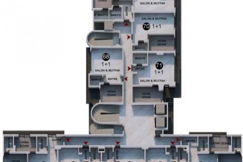 Wohnung  in Lara, Antalya, Türkei Nr. 130376 - 15