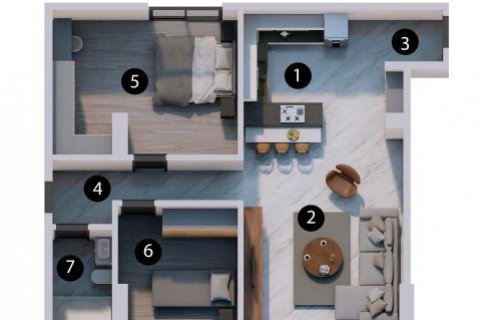 Wohnung  in Lara, Antalya, Türkei Nr. 130376 - 19