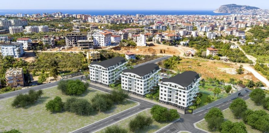 1+1 Leilighet  i Oba, Antalya, Tyrkia Nr. 115363