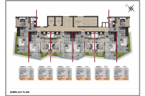Apartment for sale  in Alanya, Antalya, Turkey, 1 bedroom, 56m2, No. 189814 – photo 21