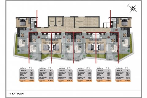 Apartment for sale  in Alanya, Antalya, Turkey, 1 bedroom, 56m2, No. 189814 – photo 22