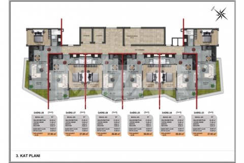Apartment for sale  in Alanya, Antalya, Turkey, 1 bedroom, 56m2, No. 189814 – photo 23
