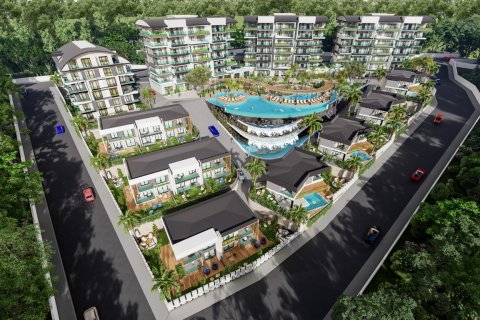1+1 Villa  i Alanya, Antalya, Turkiet Nr. 146726