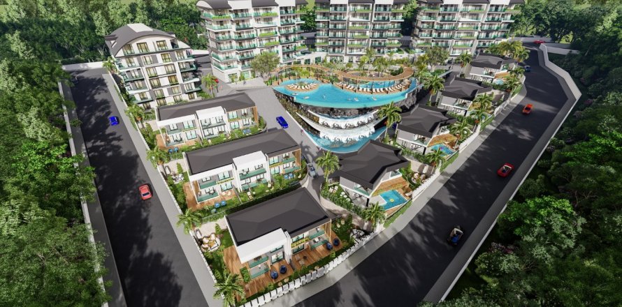 1+1 Villa  in Alanya, Antalya, Turkey No. 146726