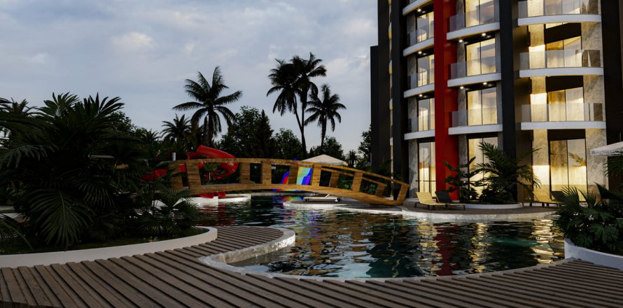 1+1 Lägenhet i Paradise City 3, Gazipasa, Antalya, Turkiet Nr. 143956