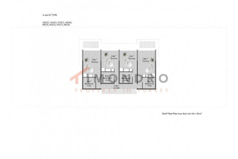 Apartment for sale in Northern Cyprus, studio, 45m2, No. 152233 – photo 13