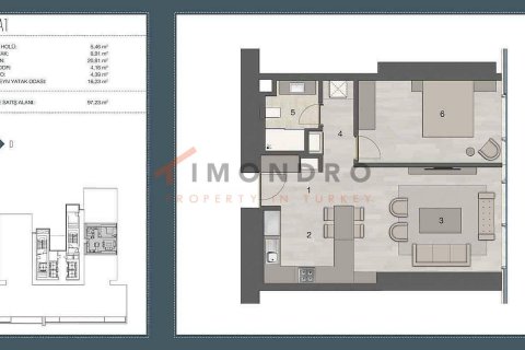 2+1 Lejlighed i Sisli, Istanbul, Tyrkiet Nr. 152708 - 17