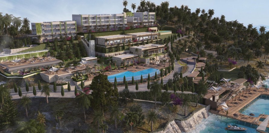 1+1 Leilighet  i Bodrum, Mugla, Tyrkia Nr. 147740