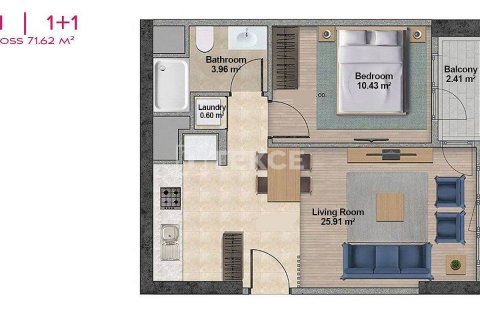 Daire 4+1 Esenyurt, İstanbul, Türkiye №44919 - 28