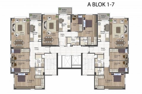3+1 Leilighet i Istanbul, Tyrkia Nr. 45346 - 21